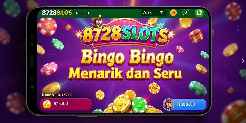 Tampilan permainan Bingo yang menarik dan penuh warna.
