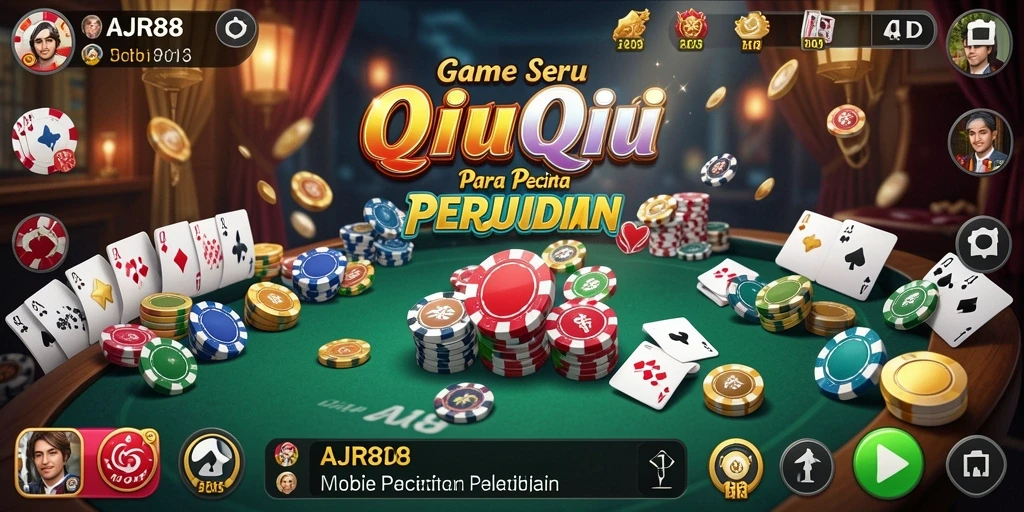 Gameplay seru AJR88 yang penuh tantangan QiuQiu.