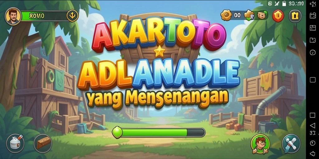 Tangkapan layar dari gameplay AKARTOTO yang menampilkan strategi Idle.