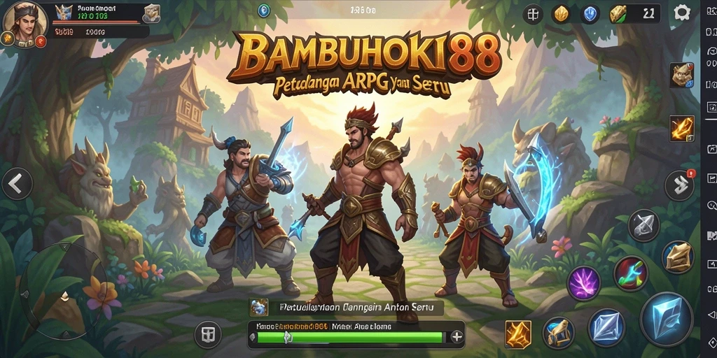 Tampilan gameplay menakjubkan dari BAMBUHOKI88 yang seru.