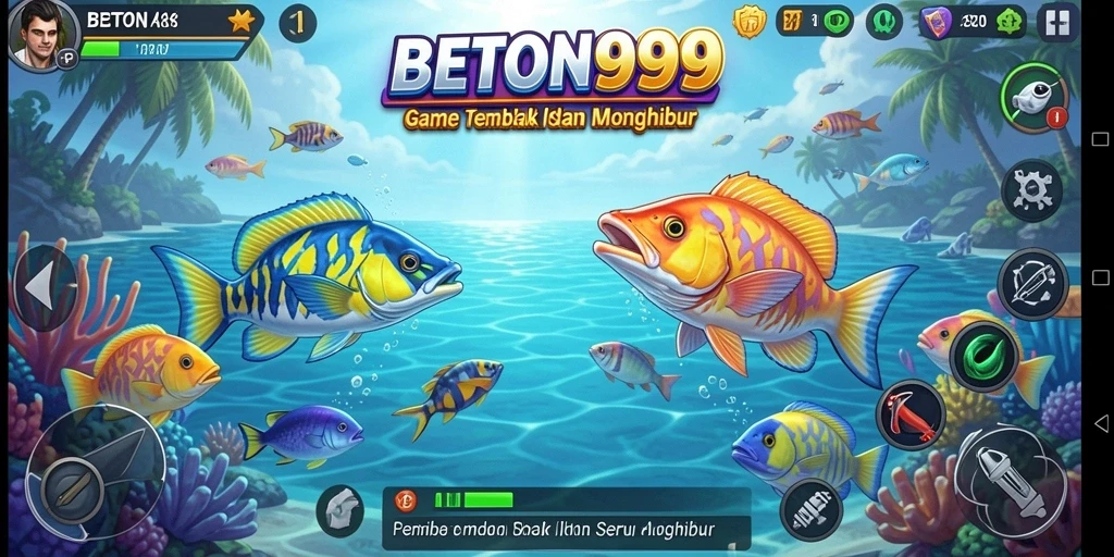 Gameplay seru Tembak Ikan di BETON999 dengan grafik menawan.