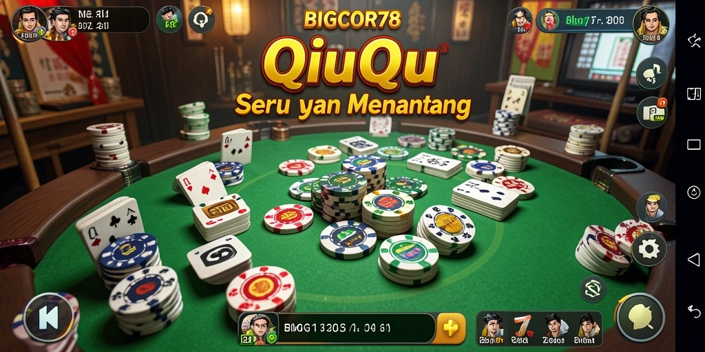 Tampilan gameplay seru di BIGCOR78, nikmati pengalaman QiuQiu.