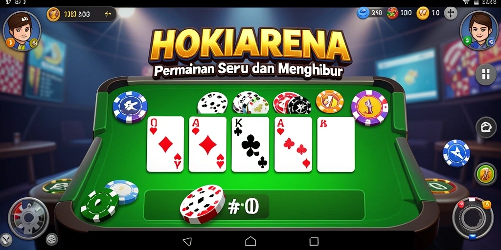 Tampilan gameplay HOKIARENA yang menarik dan dinamis.