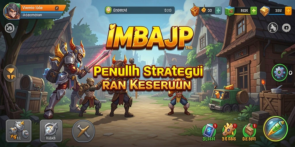 Tampilan gameplay IMBAJP yang menarik dan menyenangkan.