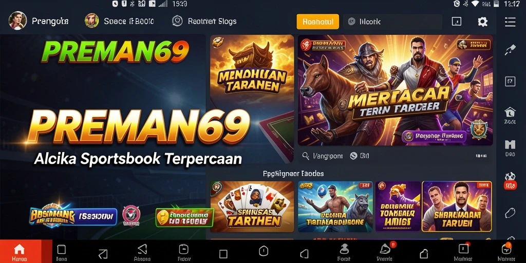 Tampilan antarmuka PREMAN69 yang menarik dan mudah digunakan.
