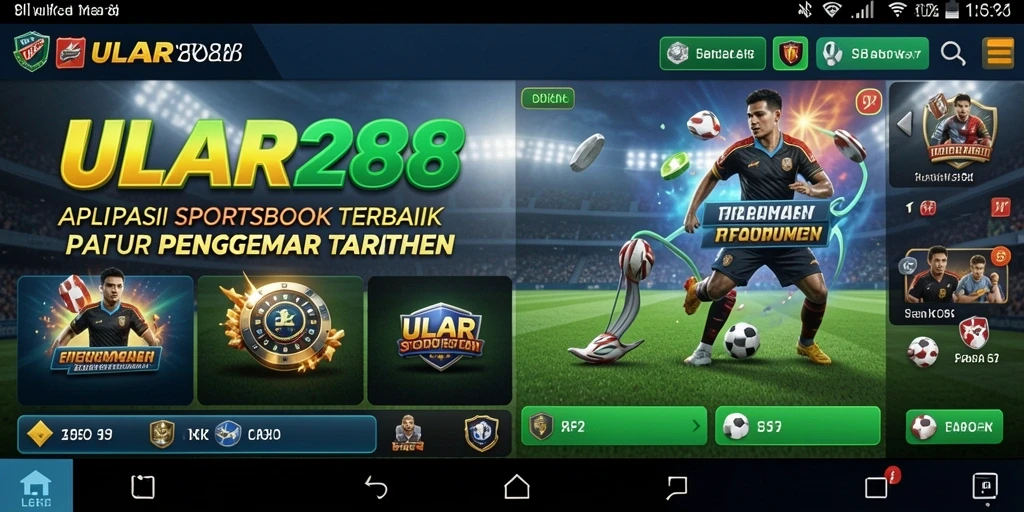 Tampilan gameplay taruhan olahraga yang menarik di ULAR288.